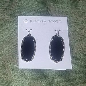 Kendra Scott Black Elle Earrings