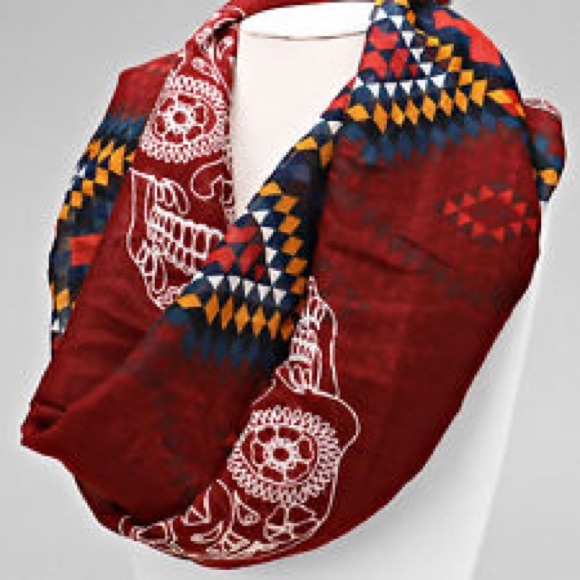 Sugar Skull Scarf - Picture 2 of 2