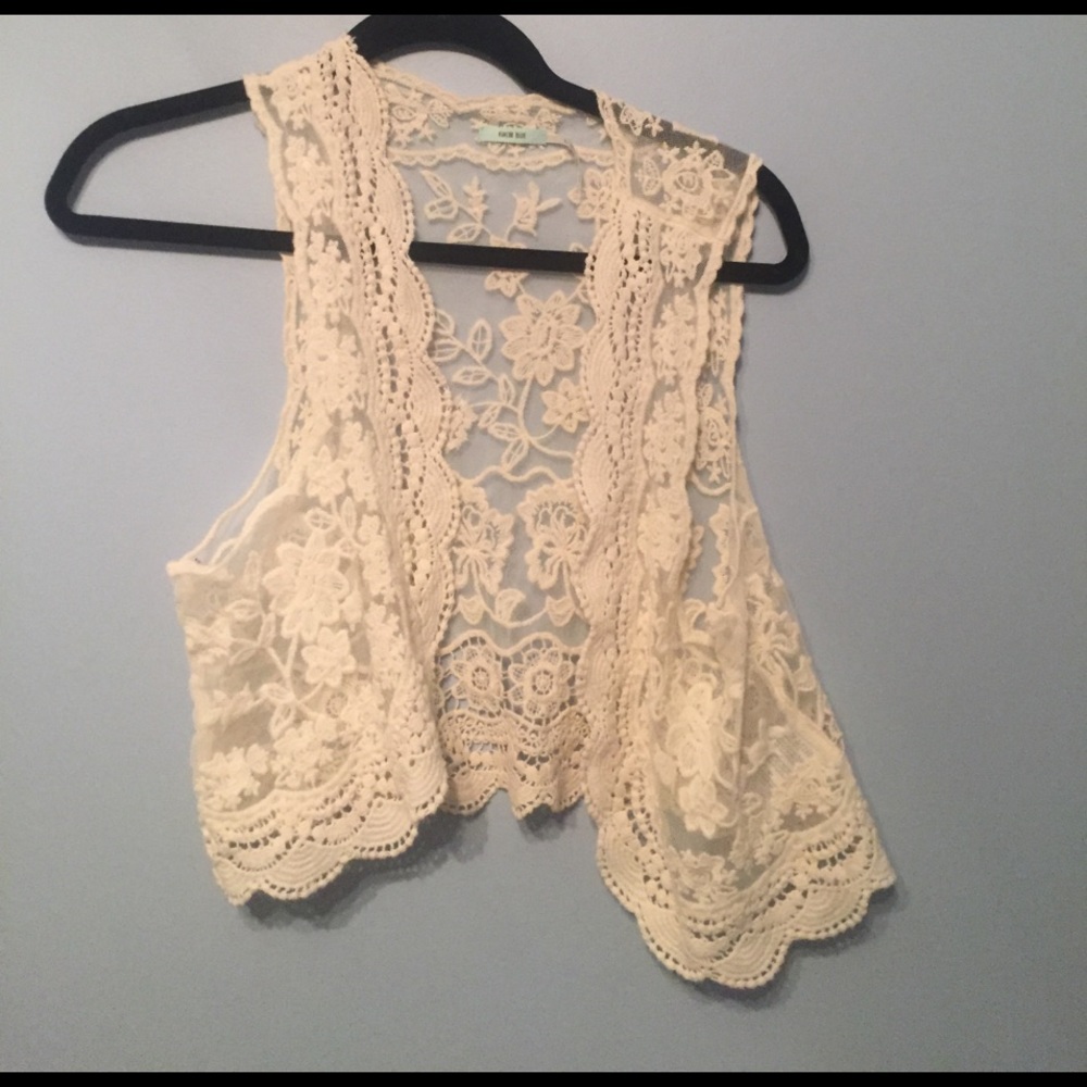 Urban Outfitters Kimchi Blue Lace Vest