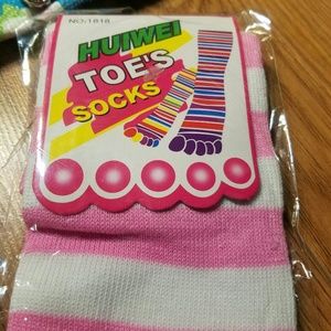 5 TOE COTTON YOGA SOCKS