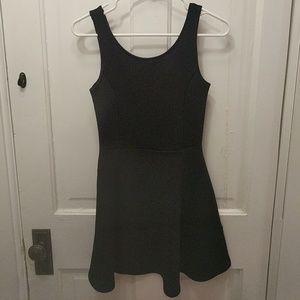 H&M Black Sleeveless Skater Dress