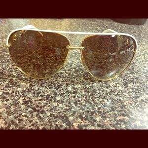 Gucci sunglasses (white/gold) authentic