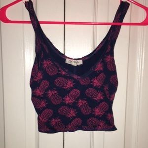 Pineapple crop top