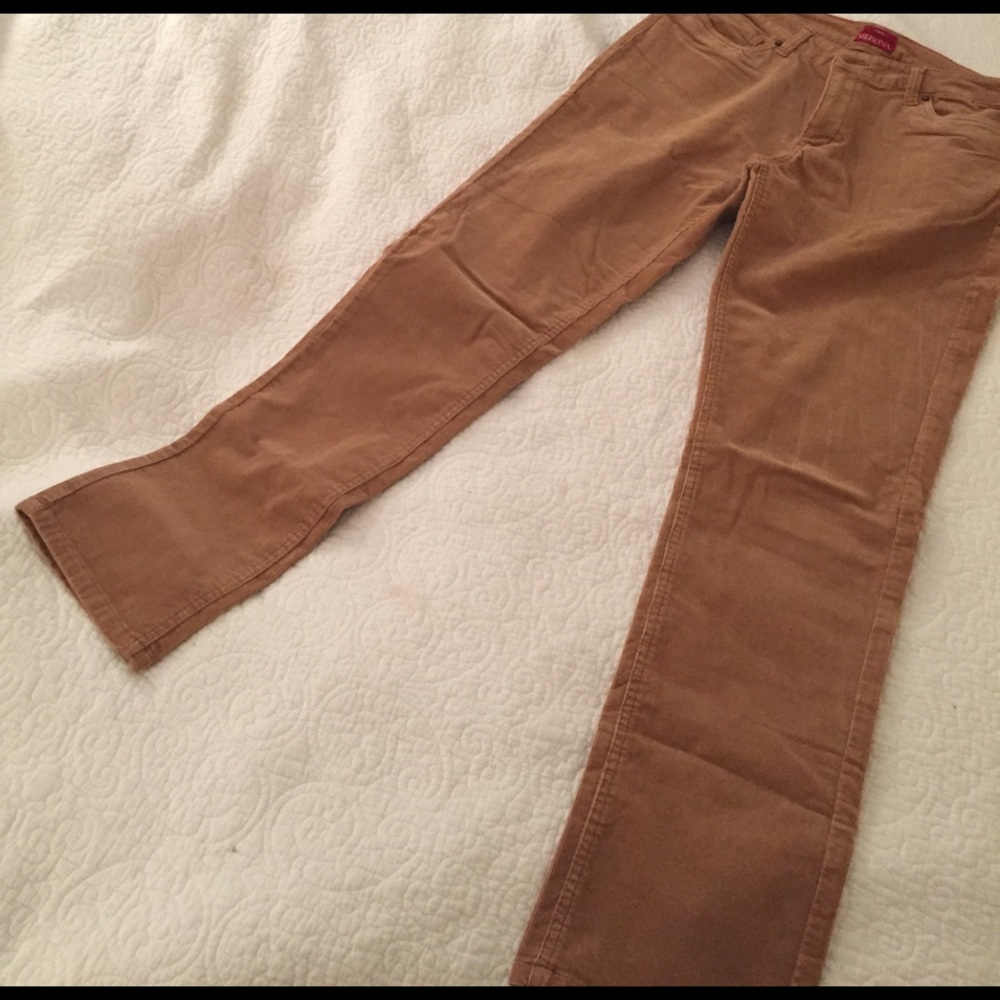 Camel Corduroy Pants