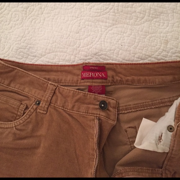 Camel Corduroy Pants - Picture 2 of 3