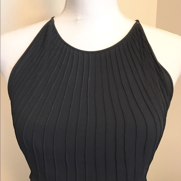 Tahari Navy Cocktail Dress - Picture 3 of 7