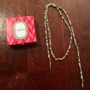 Stella & Dot Zoe Lariat Gold