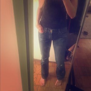 American eagle AE medium dark boot cut jeans