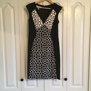 NWT black and white dress