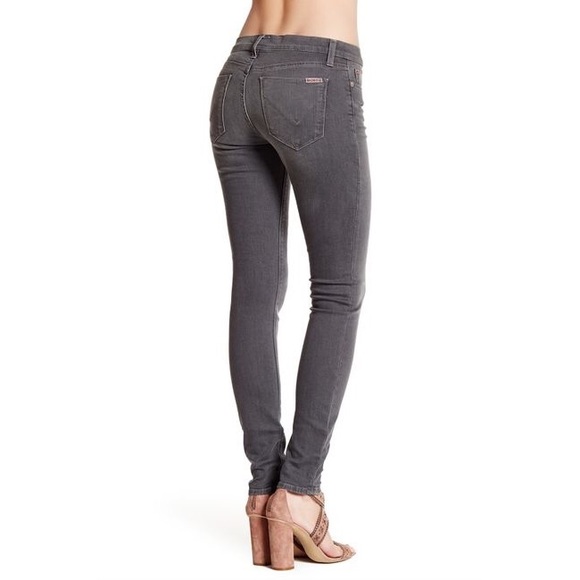 Hudson Jeans Denim - Hudson Stella Super Skinny Stretch Gray Jeans, 32