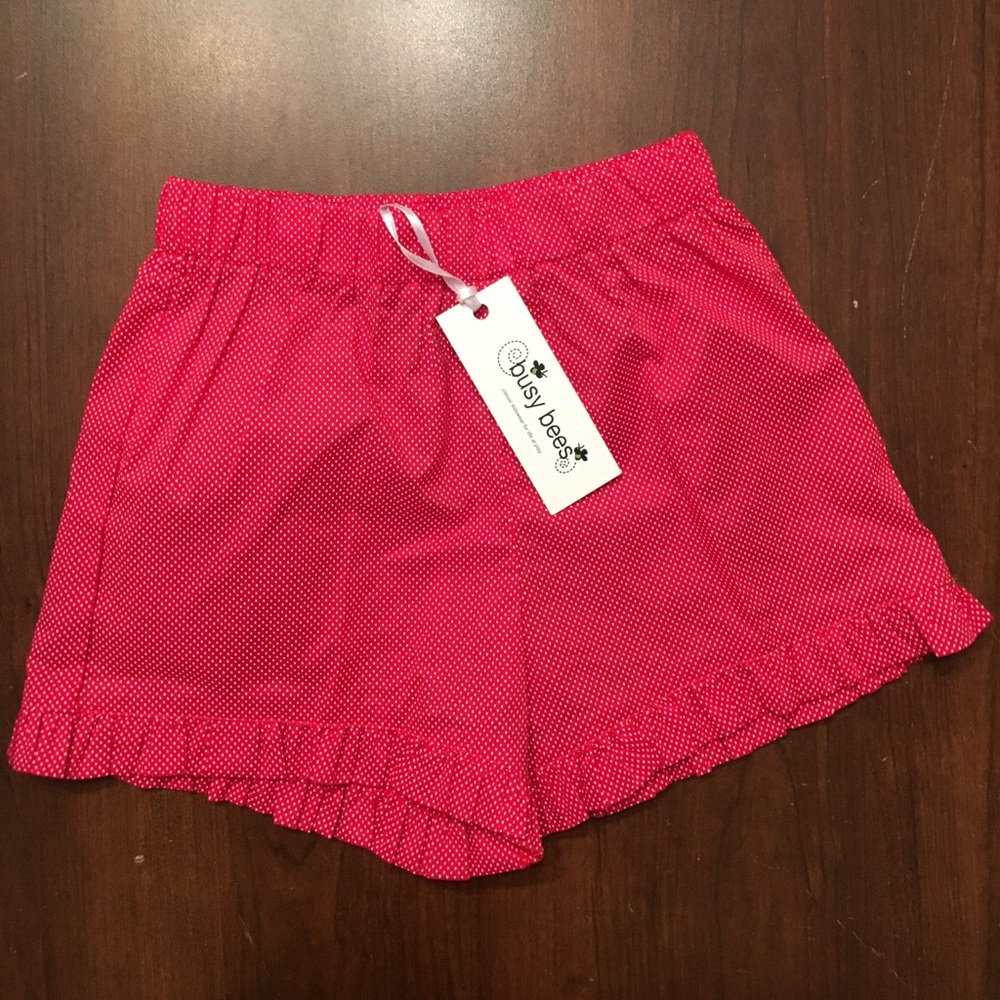New girls busy bees dot shorts / 5Y