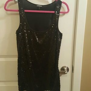 Sequin tank top