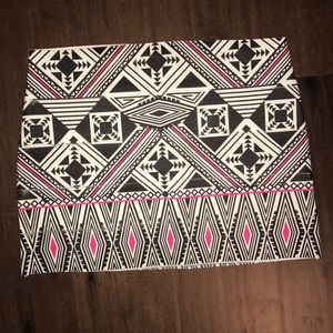 Aztec print mini skirt