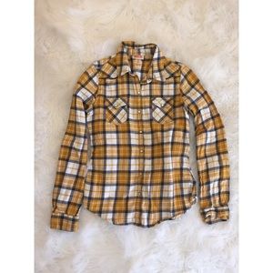 ✨Final Price✨Yellow/Orange Flannel