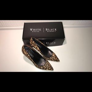 White House Black Market Unworn Cheetah-Print Heel