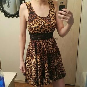 Leopard print dress