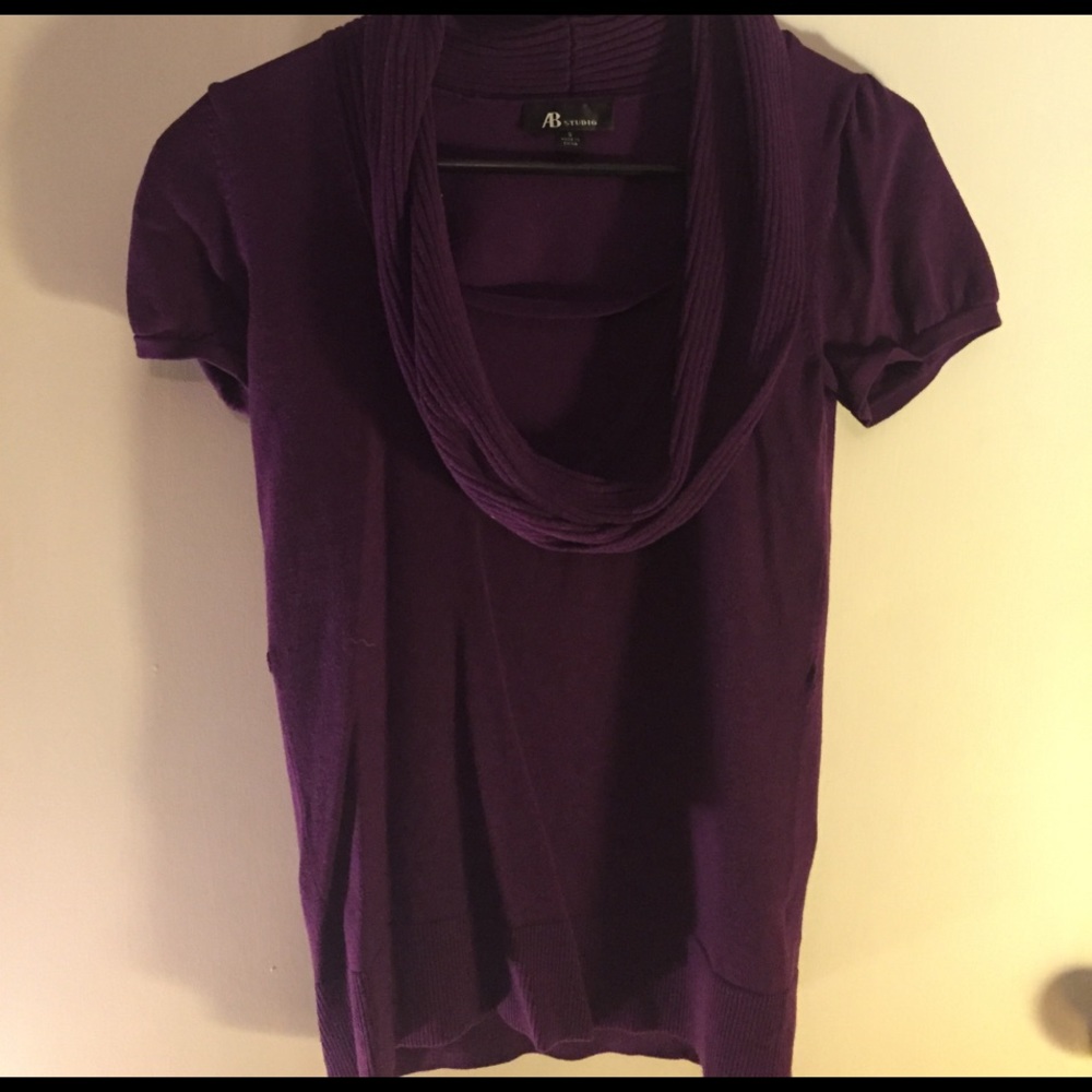 Plum purple dress top