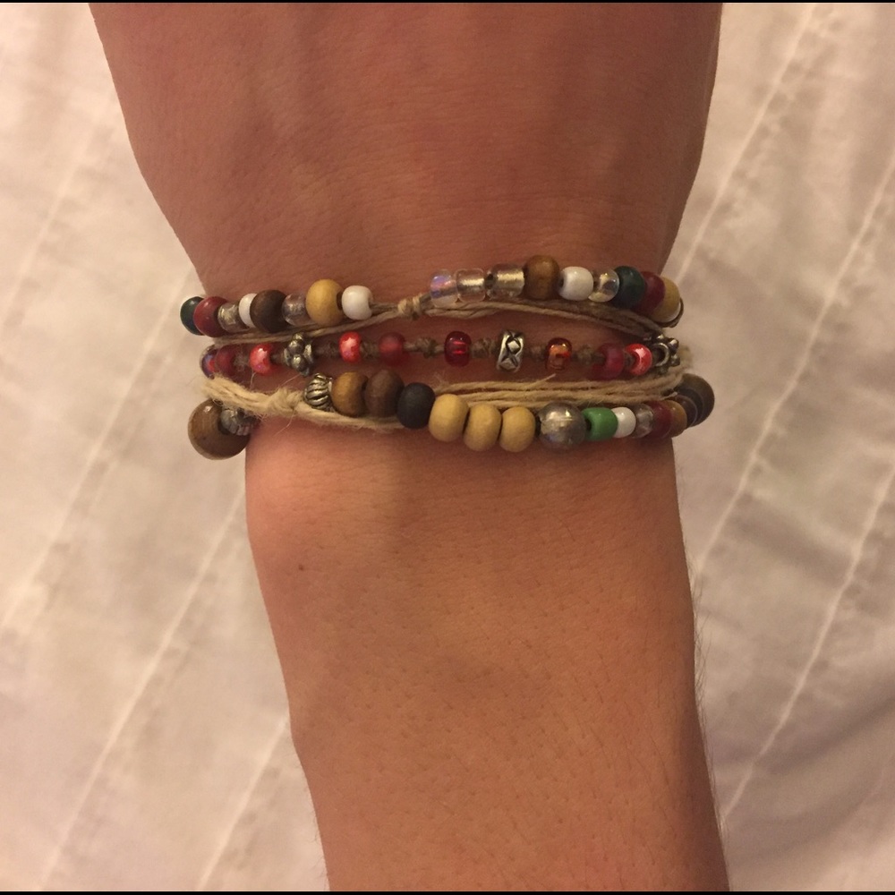 Three variety bracelets