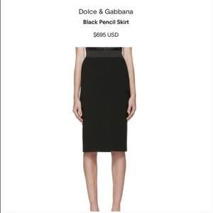 Dolce & Gabbana Pencil Skirt
