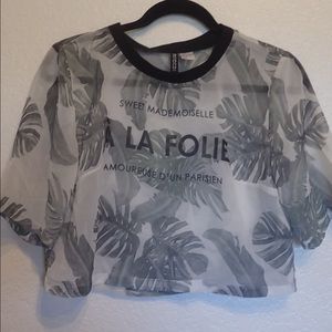 H&M Sheer Top