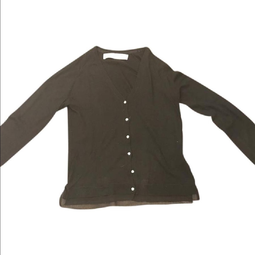 Black cardigan