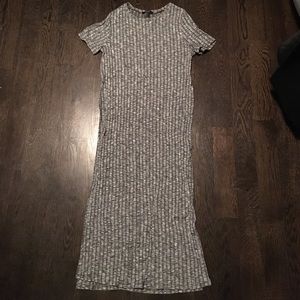 Extra Long Short Sleeve Top with Slits