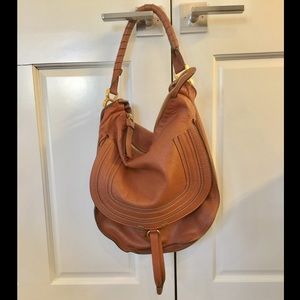 Chloe Large Marcie Handbag in Caramel