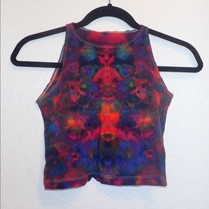 Tribe Ties tie dye tank