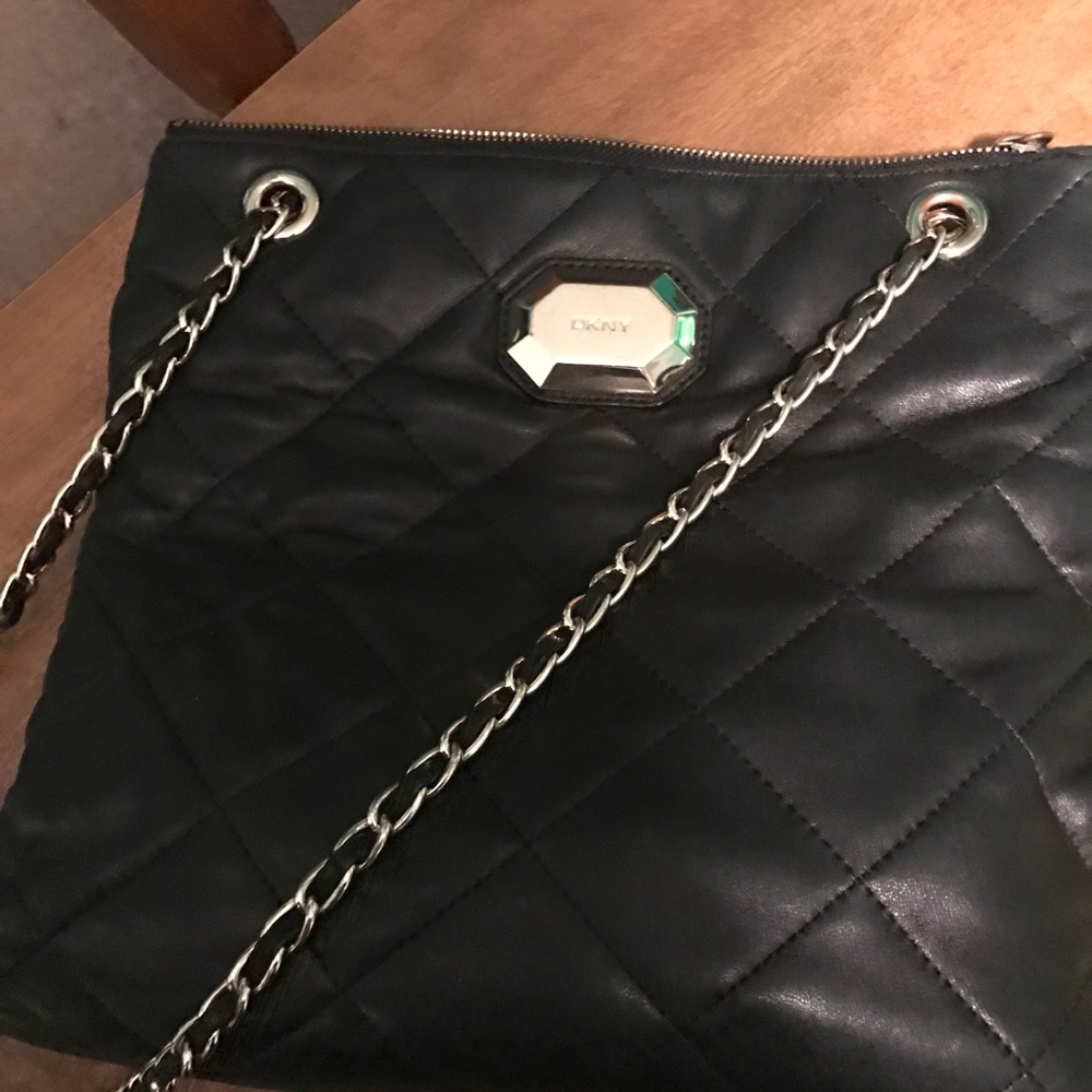 DKNY Quilted cross body purse