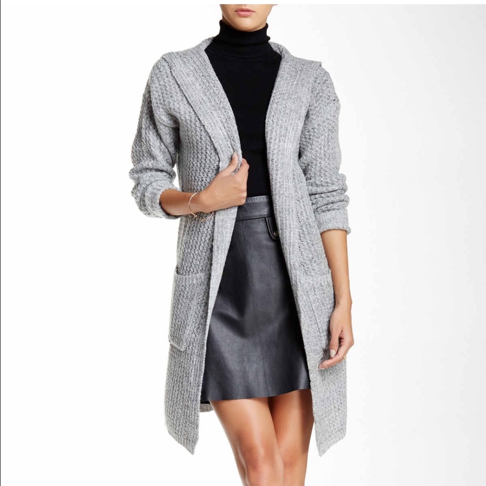 Hooded Knit long cardigan from Nordstrom