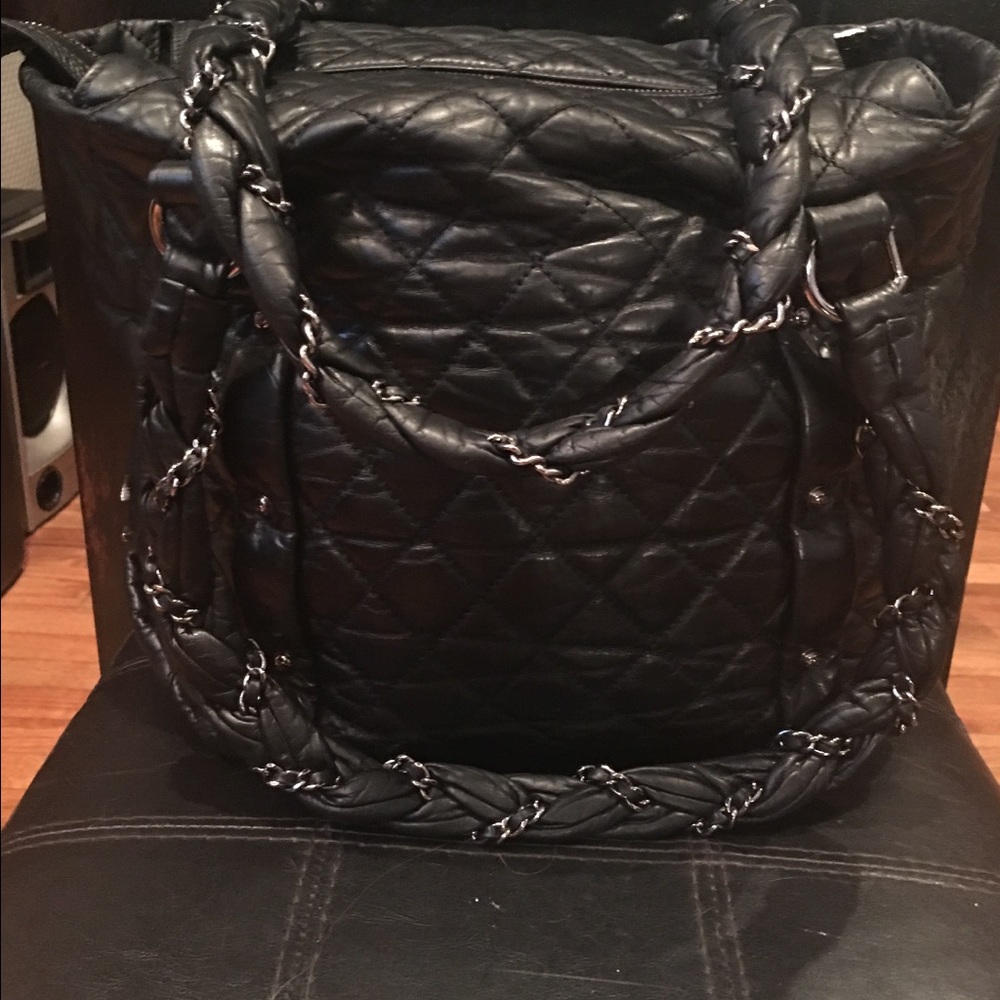 Chanel leather handbag