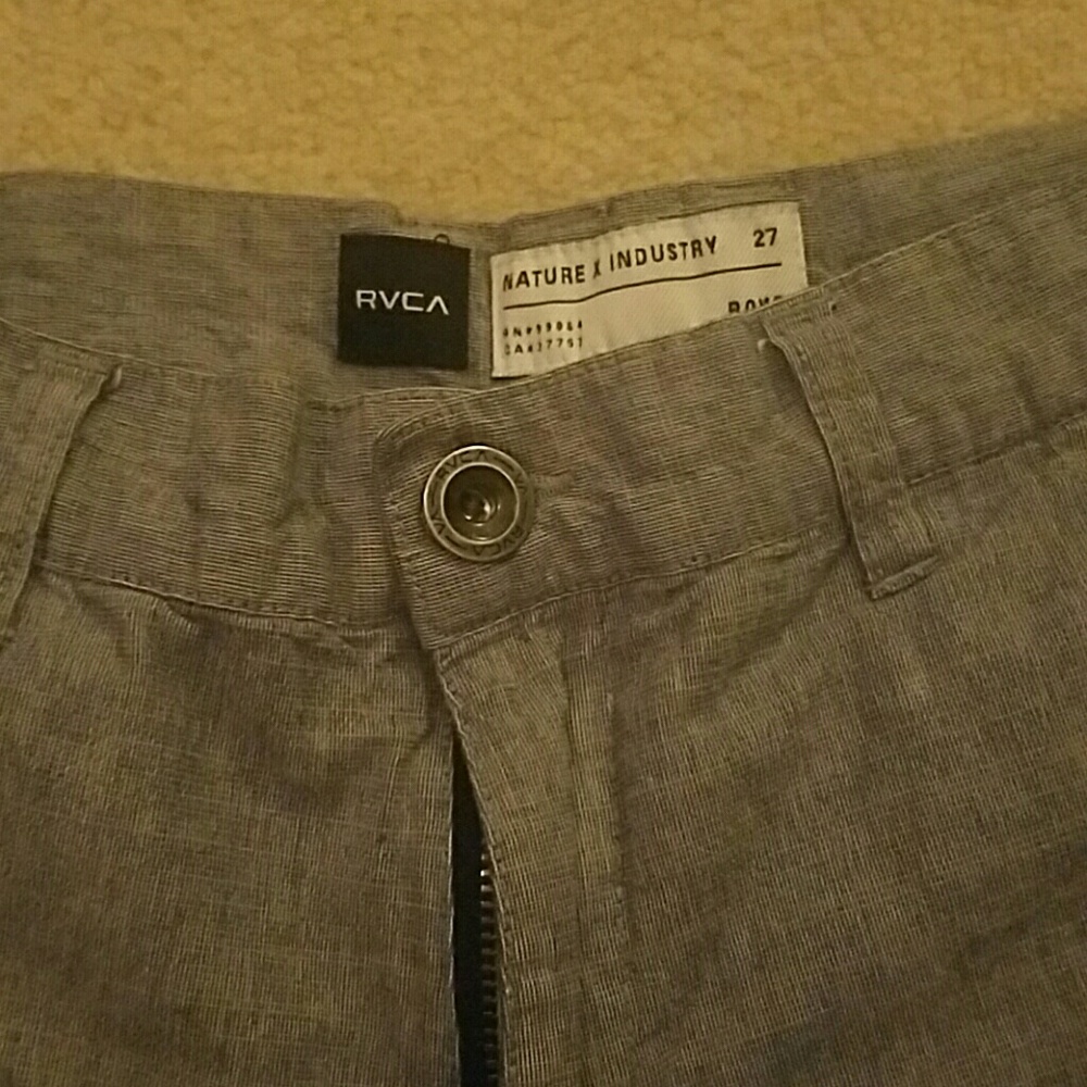 RVCA charcoal shorts