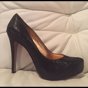 BCBG Black Shiny Heels