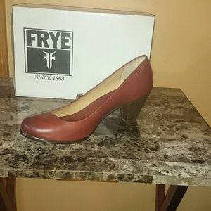 Frye Chunky Heel Pumps