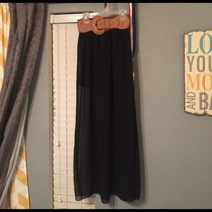 Maxi black skirt