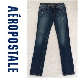 Aeropostale Distressed Skinny Jeans