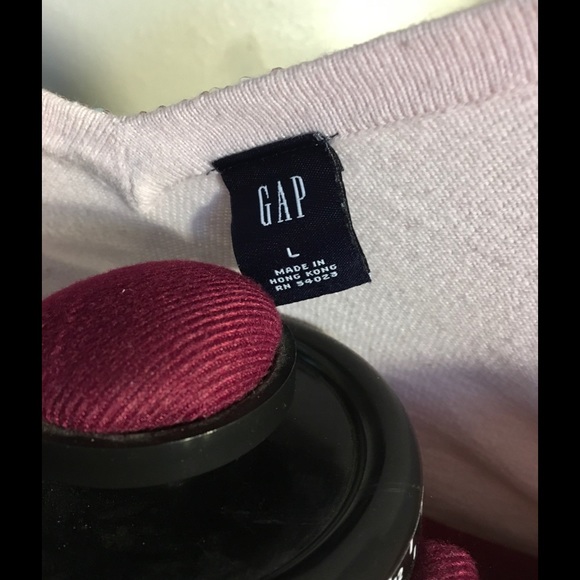 Pink Gap sweater with bling neckline - Picture 4 of 4