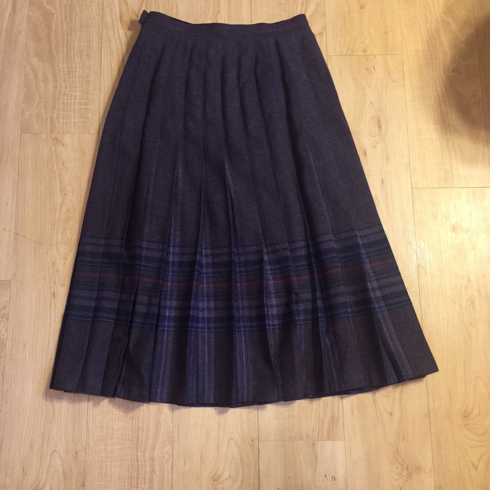 Pendleton Dark Purple Skirt