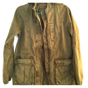 American Eagle Olive Green Military Jacket