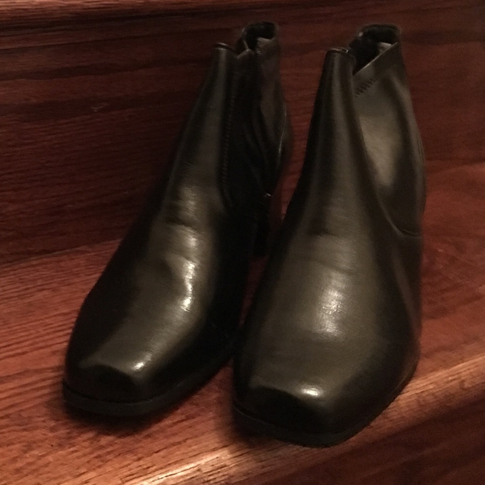 Leather Ankle Booties