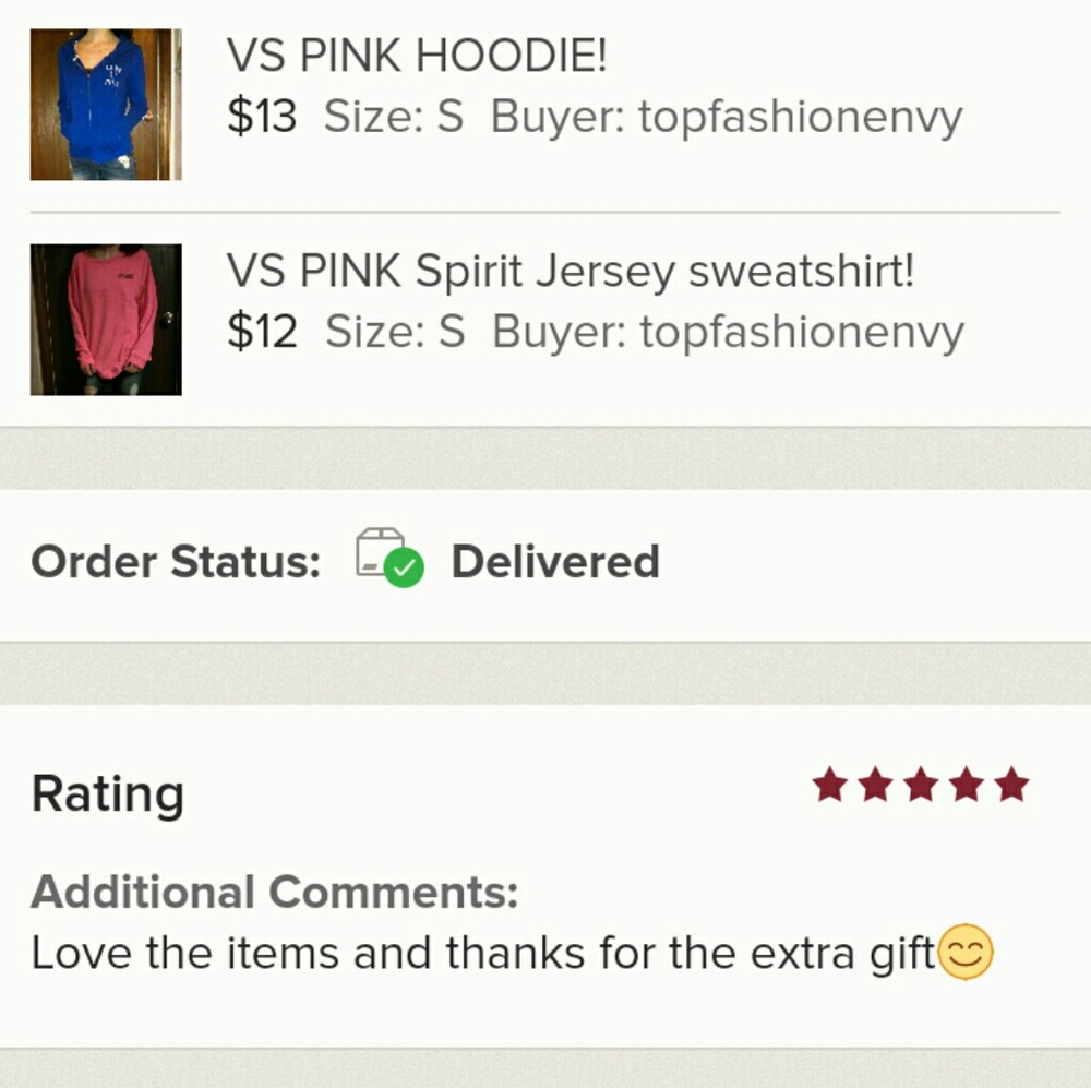 FIRST POSH SALE! :)