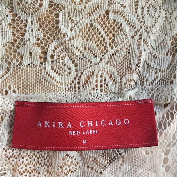 Akira Chicago Blush Colored Ruffle Top - Picture 3 of 3