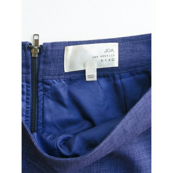 4/$25 Purple Chambre Peaked Zipper Skort - Picture 3 of 6