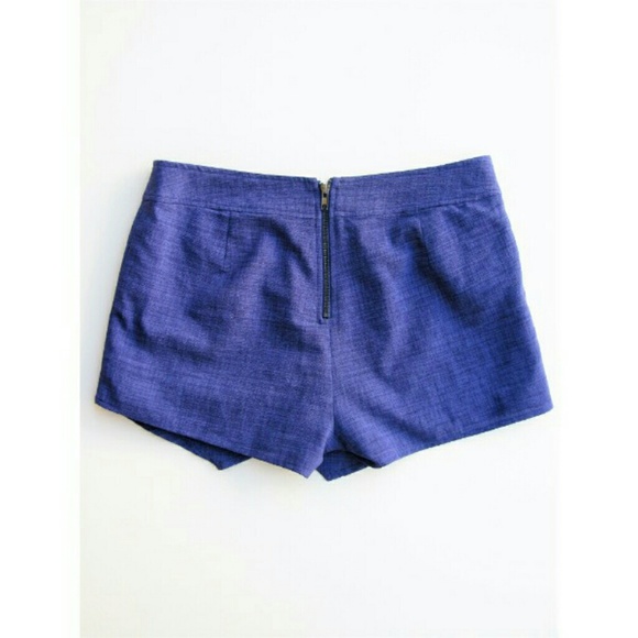 4/$25 Purple Chambre Peaked Zipper Skort - Picture 4 of 6