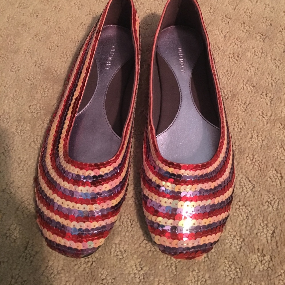 Cute multi colored flats!