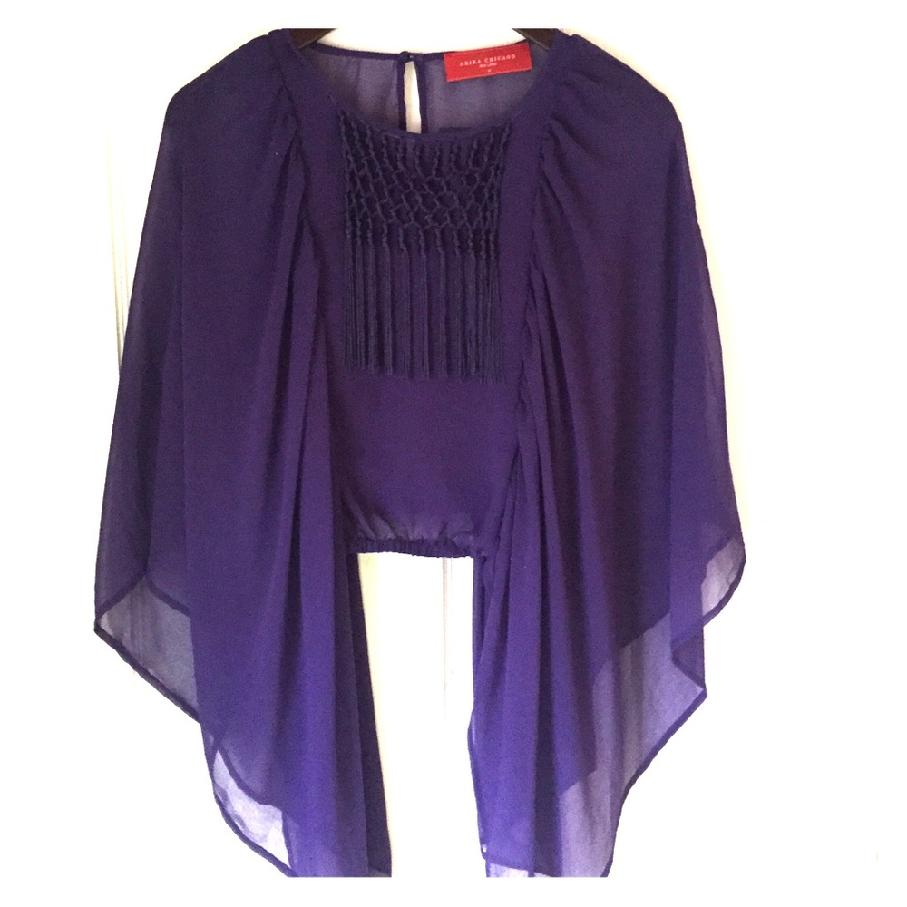 Akira Purple Crop Top