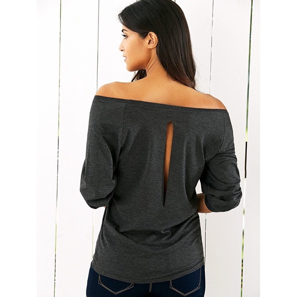 💥Weekend Sale!💥 Skew Neck "Wifey" Top - Picture 3 of 3