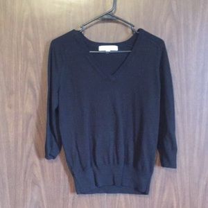 Loft black vneck