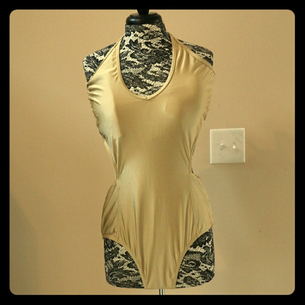 Gold Sexy Bodysuit or Swimsuit