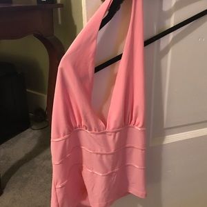 Georgiou pink halter